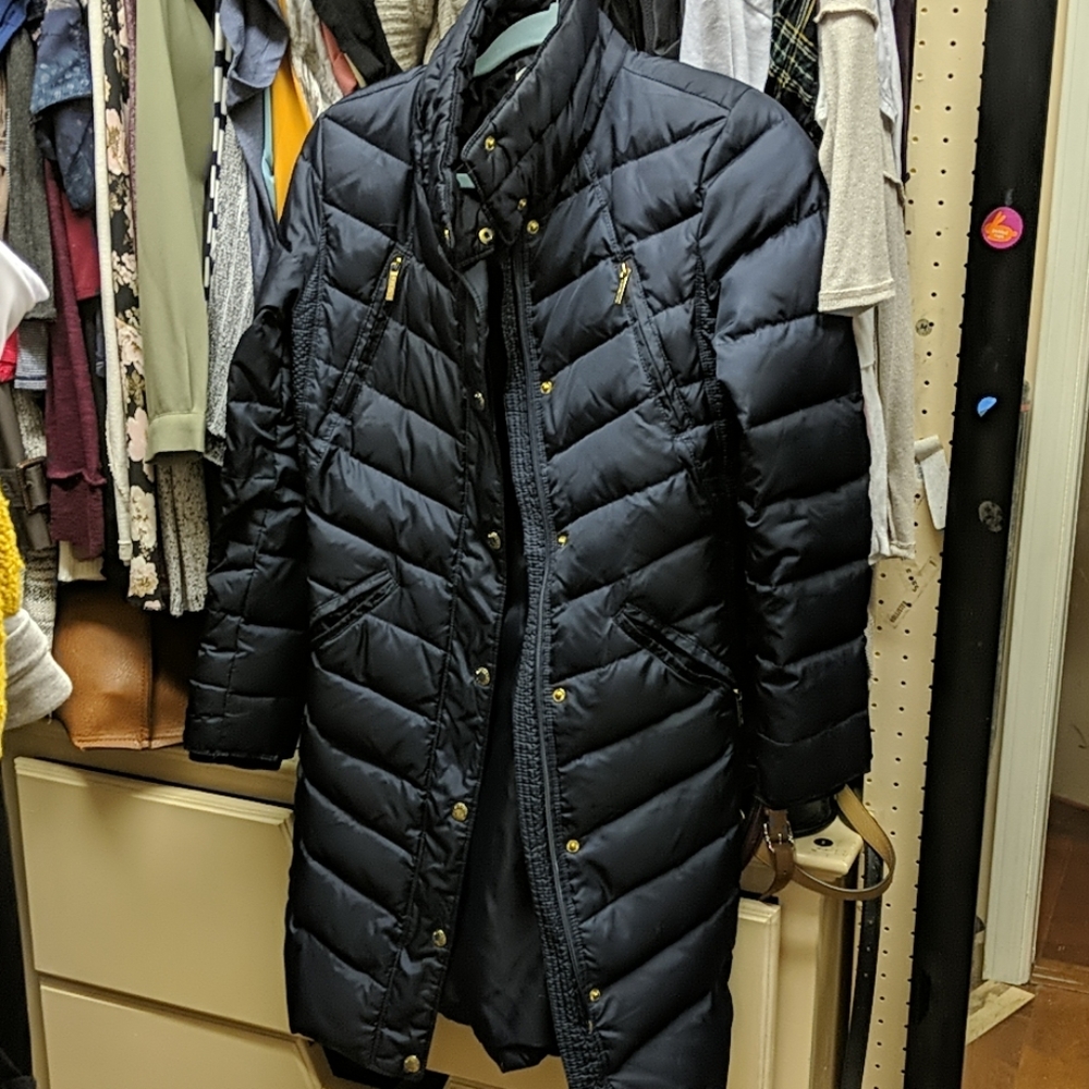 Authentic MK Navy Blue Coat